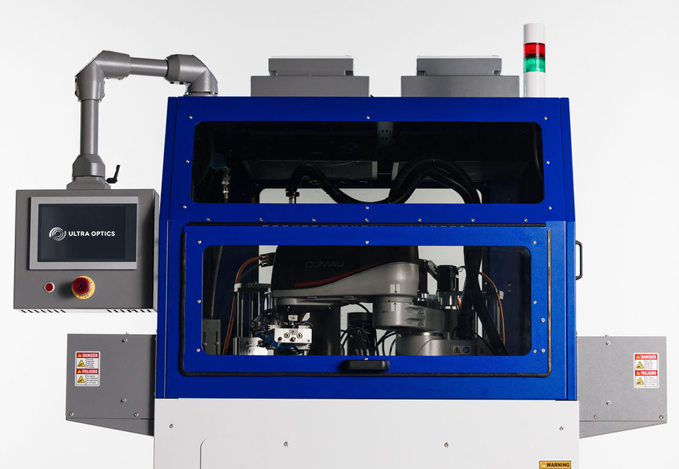 A view of the top half of the 54R machine